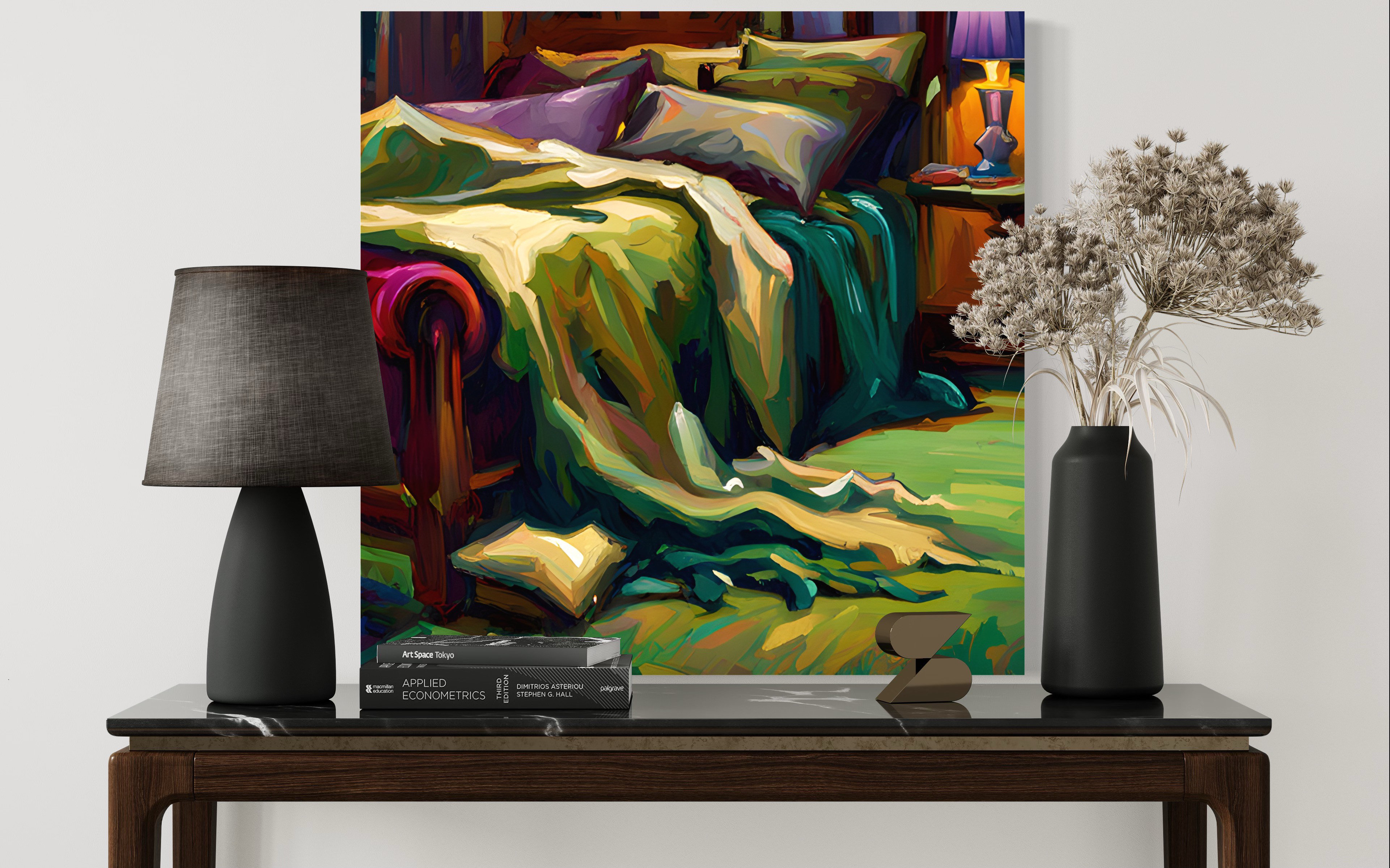 Red Barrel Studio® The Bedroom - Unframed Bold Art on Canvas | Wayfair